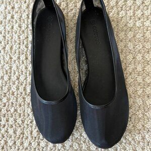 Trendy Black Mesh Flats